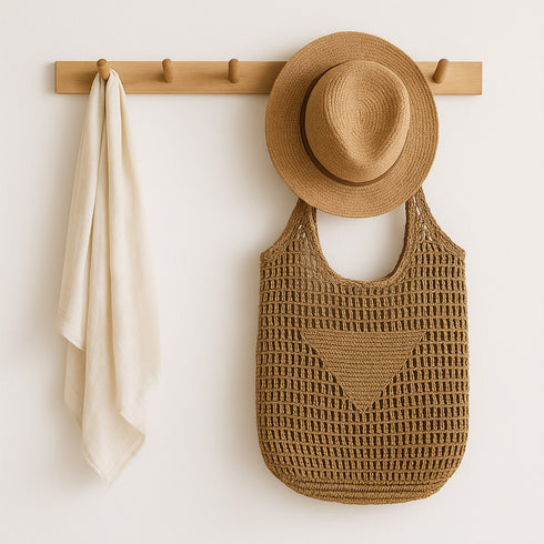 Eco-Friendly Raffia Paper Tote Bag