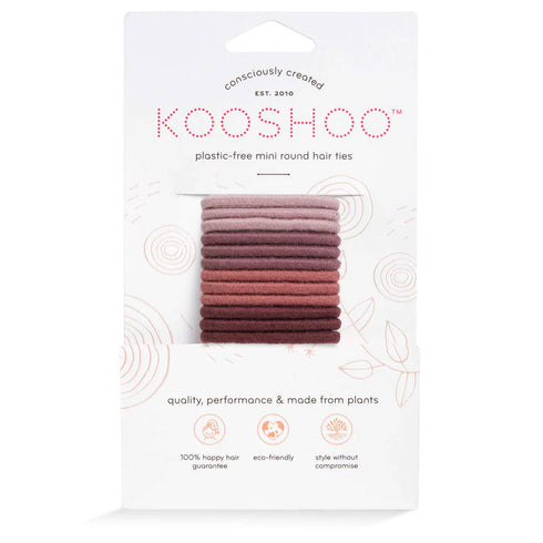 KOOSHOO Plastic-Free Round Hair Ties