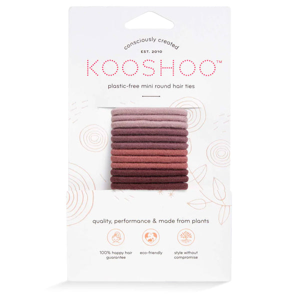 KOOSHOO Plastic-Free Round Hair Ties