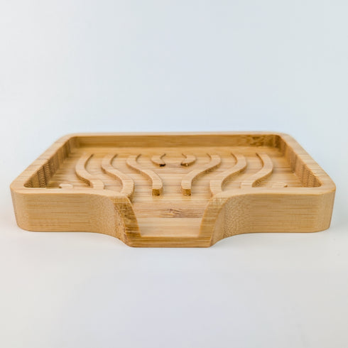 Bamboo Wave Soap Dish (Wholesale)