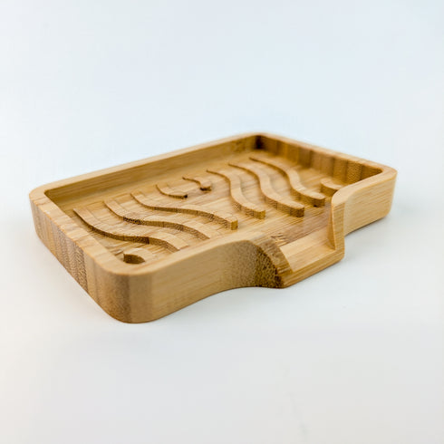 Bamboo Wave Soap Dish (Wholesale)