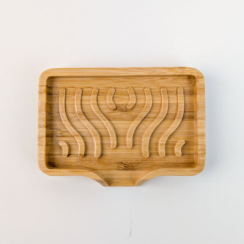 Bamboo Wave Soap Dish (Wholesale)