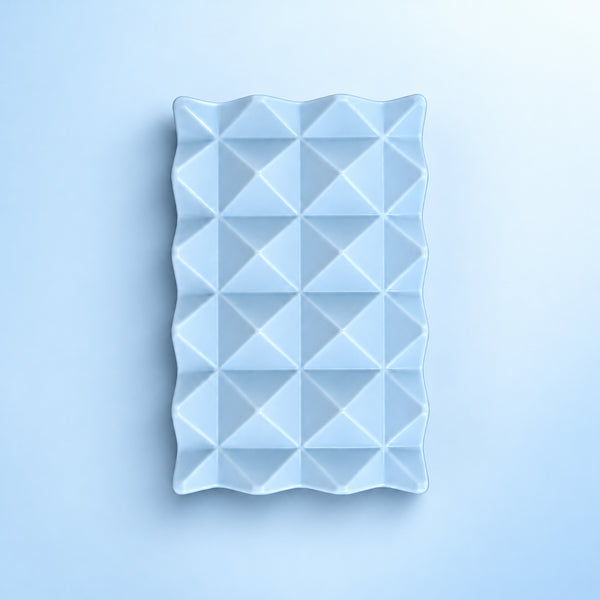 Waffle Soap Dish - Modern Geometric Design | Wholesale