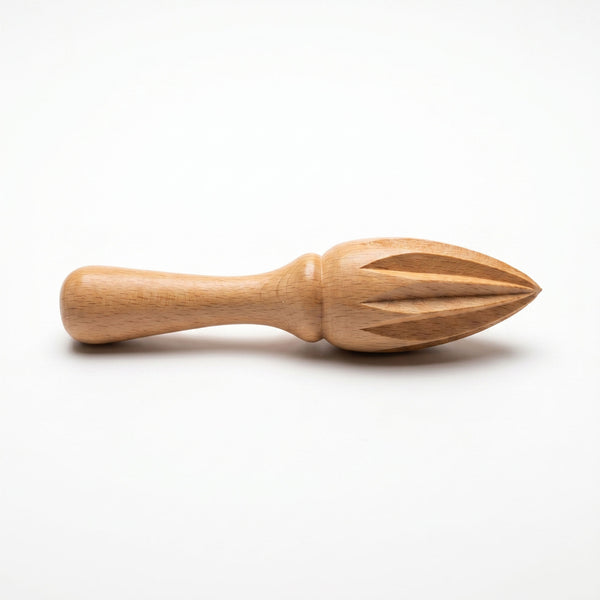 Manual Lemon Squeezer - Hand-Carved Wooden Citrus Reamer