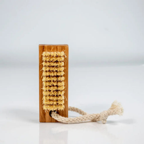 Eco-Friendly Wooden Nail Brush with Natural Bristles