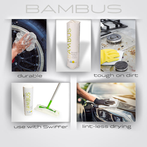 BAMBUS - reusable bamboo paper towels wholesale