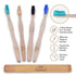 Doc Omega Bamboo Toothbrush Medium Bristle and Travel Case - EcoFreax | Think Bigger.