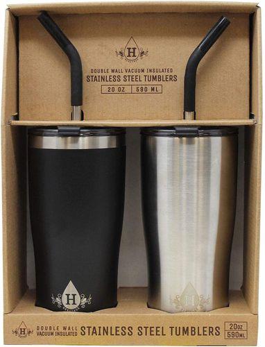 Heritage Double Wall Stainless Steel Tumbler (Set of 2)
