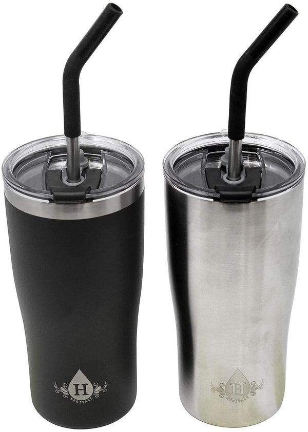 Heritage Double Wall Stainless Steel Tumbler (Set of 2)