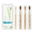 Bamboo Toothbrush Set - Medium Hardness (Set of 4) wholesale