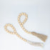 wooden beads garland with jute tassels (beaded loop)