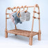 handmade doll rattan clothes rack