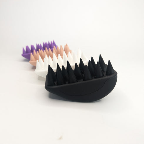 silicone scalp massager - shampoo brush