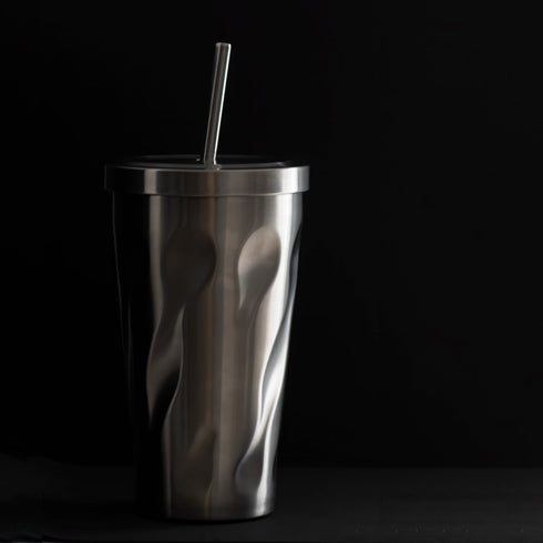 Twister Travel Mug Tumbler For Hot and Cold Drinks with Straw