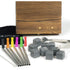 coupleDots Whiskey Stones and Stainless Steel Drinking Straw Set - EcoFreax | Think Bigger.
