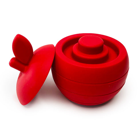 silicone stacking teething toy (apple)