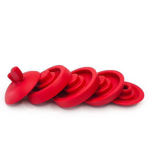 silicone stacking teething toy (apple)