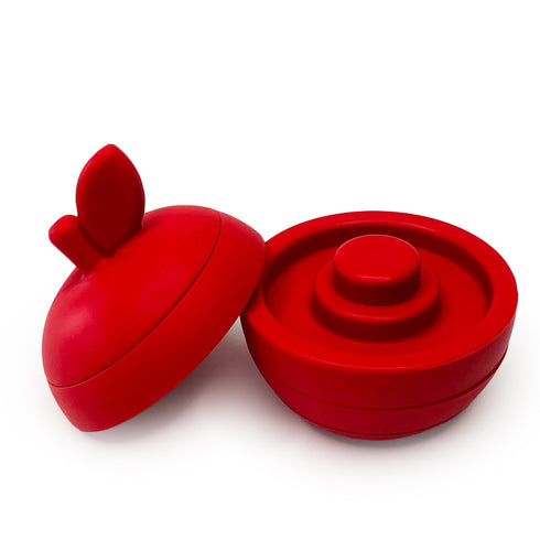 silicone stacking teething toy (apple)