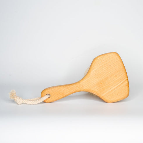 boar bristles dry body brush with handle - dry brushing skin wholesale