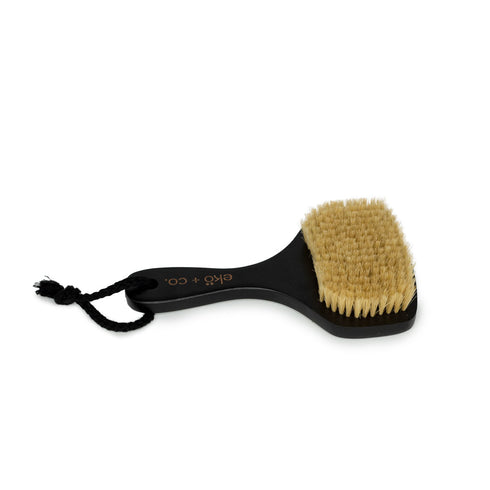 boar bristles dry body brush with handle - dry brushing skin wholesale