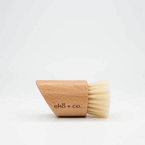 face dry body brush with natural bristles wholesale