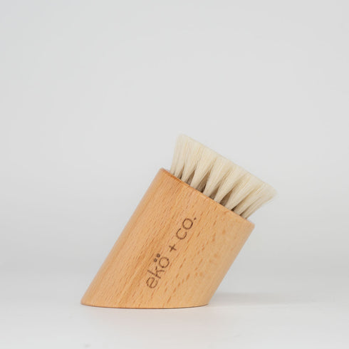 face dry body brush with natural bristles wholesale