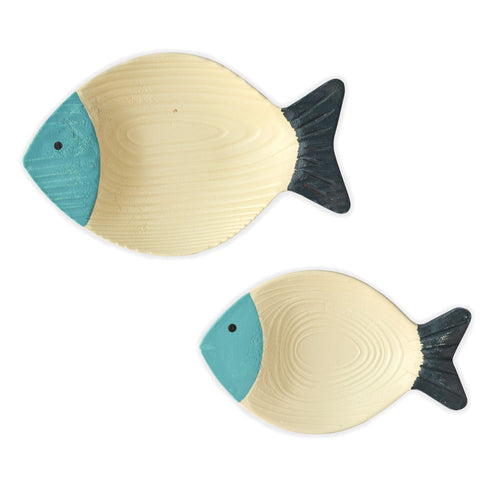 nautical wooden fish wall decor