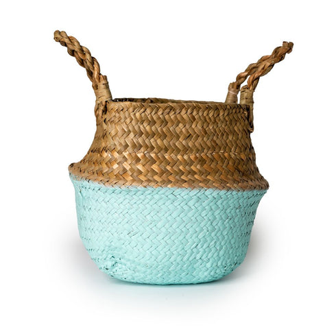 handmade seagrass belly storage basket wholesale