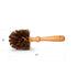 natural palmyra flower pot bristle cleaning brush