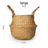 handmade seagrass belly storage basket wholesale