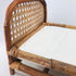 vintage rattan wicker natural doll bed pretend play toy wholesale