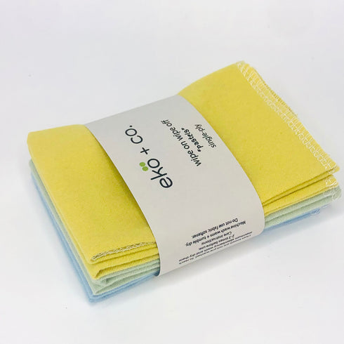 wipe on wipe off paper less reusable cotton towels