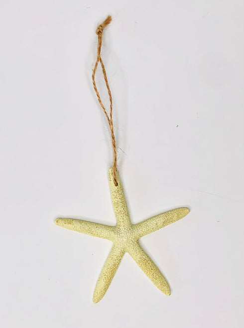 hanging resin decor starfish nautical ornament