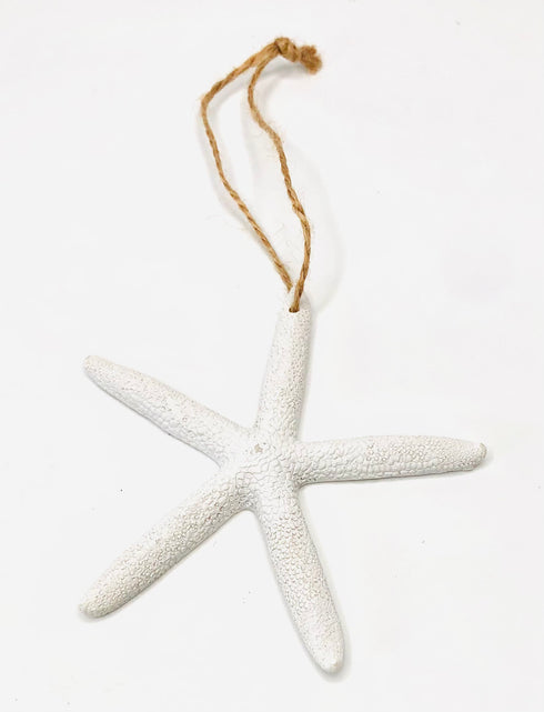 hanging resin decor starfish nautical ornament