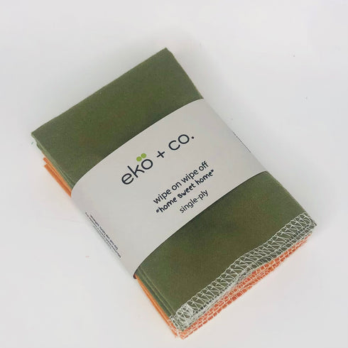 wipe on wipe off paper less reusable cotton towels