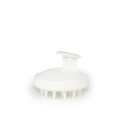 round handheld silicone scalp massager