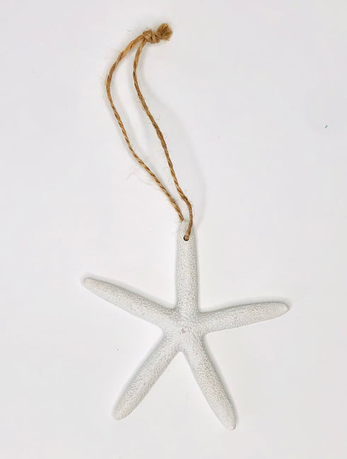 hanging resin decor starfish nautical ornament