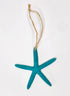 hanging resin decor starfish nautical ornament