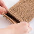 bath hemp fiber body exfoliating scrubber glove wholesale