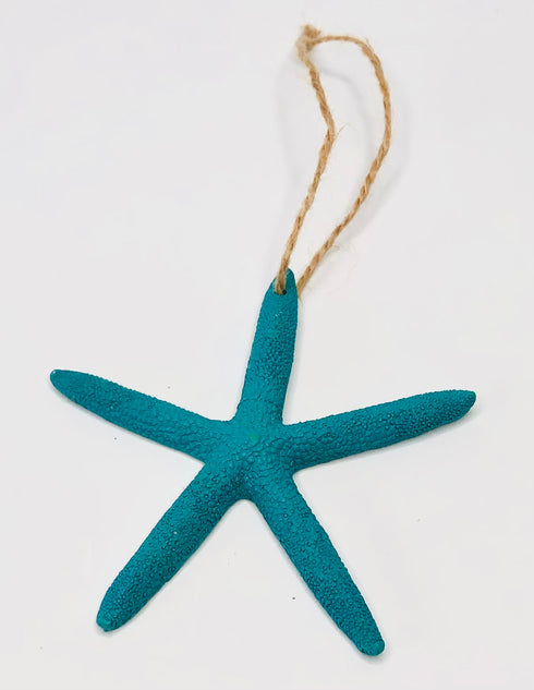 hanging resin decor starfish nautical ornament