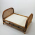 vintage rattan wicker natural doll bed pretend play toy wholesale