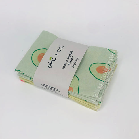 wipe on wipe off paper less reusable cotton towels