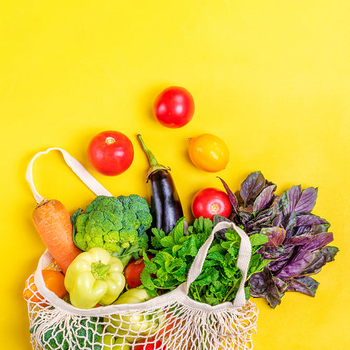 Mesh Cotton Reusable Shopping Bags