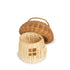 handmade wicker rattan mushroom house basket
