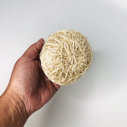 natural sisal bath scrub exfoliator