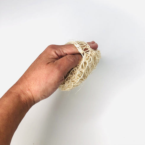 natural sisal bath scrub exfoliator