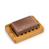 slatted bamboo soap dish - rectangular