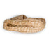 woven natural straw slippers