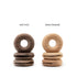 natural wood donut snack bag clip (set of 3)
