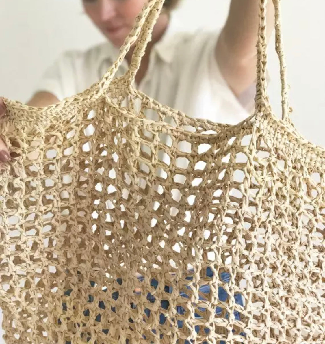 handmade natural raffia shopping beach market tote handbag – GreenWave Ent.